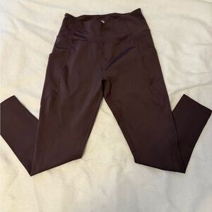Purple High-Waisted Leggings Sofia brand sz large